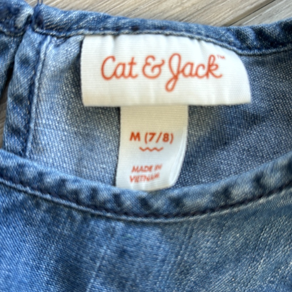 Cat & Jack Denim Top - Picture 3 of 5